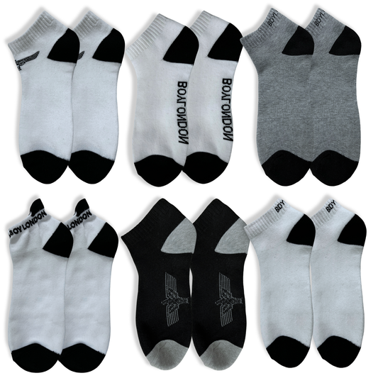 Calcetines Cortos Tines Afelpados Hombre 6 Pares Boy London