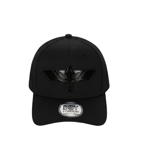 Gorra Ajustable Aguila Y Bordado Letras Negras Boy London Negro Único Liso