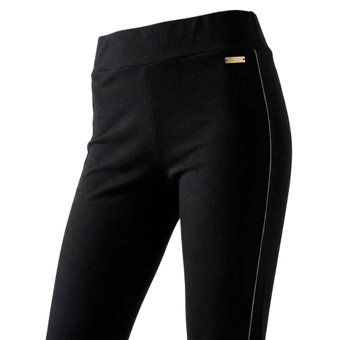 Leggins Boy London Mujer Negros Placa Dorada Placa